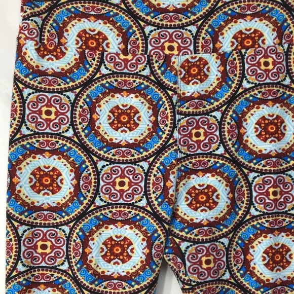 LulaRoe Women’s Abstract Design Leggings One Size Like-NEW - Picture 2 of 4